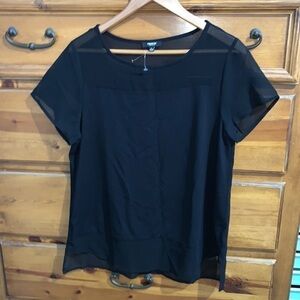 Black blouse for women. New